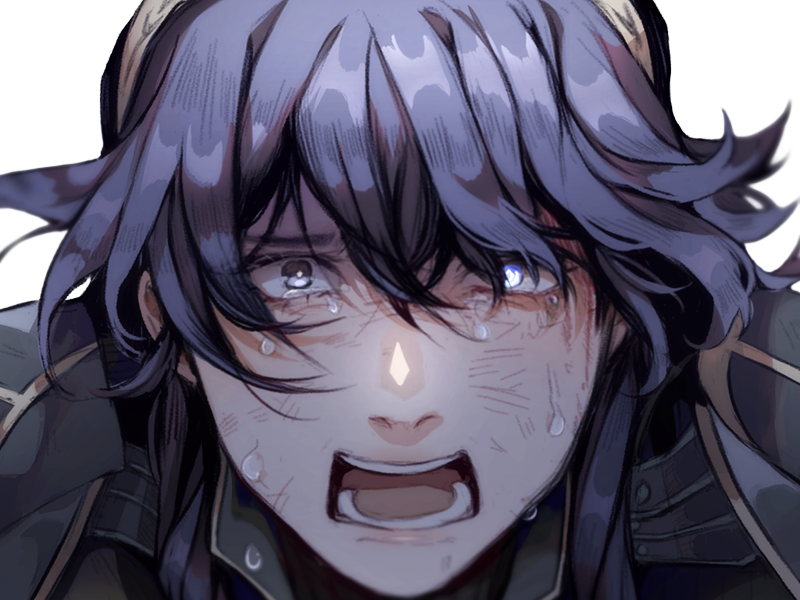Sticker lucina fe13 fire emblem awakening lord princesse waifu futur veilleurs saint royaume ylisse cheveuxbleus yeuxbleus par Dark-63