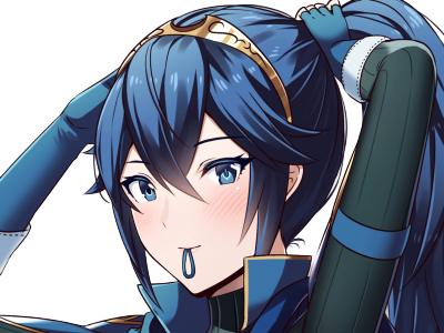 Sticker lucina fe13 fire emblem awakening lord princesse waifu futur veilleurs saint royaume ylisse cheveuxbleus yeuxbleus par Dark-63