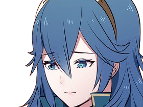 Sticker lucina fe13 fire emblem awakening lord princesse waifu futur veilleurs saint royaume ylisse cheveuxbleus yeuxbleus par Dark-63