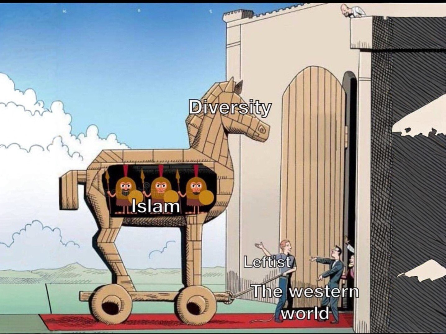 gauchistes lfi traitres remplacement muslim invasion cheval troie socialiste