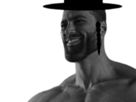 bg-chad-gigachad-sourire-gris-israel-israelien-juif-judaisme-papillotes-chapeau-rabbin