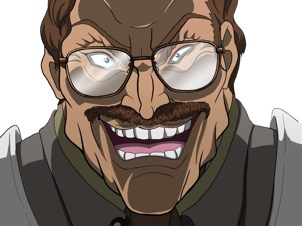 woah walter white baki sourire lunette tuco jessy hanma yujiro muscle dent