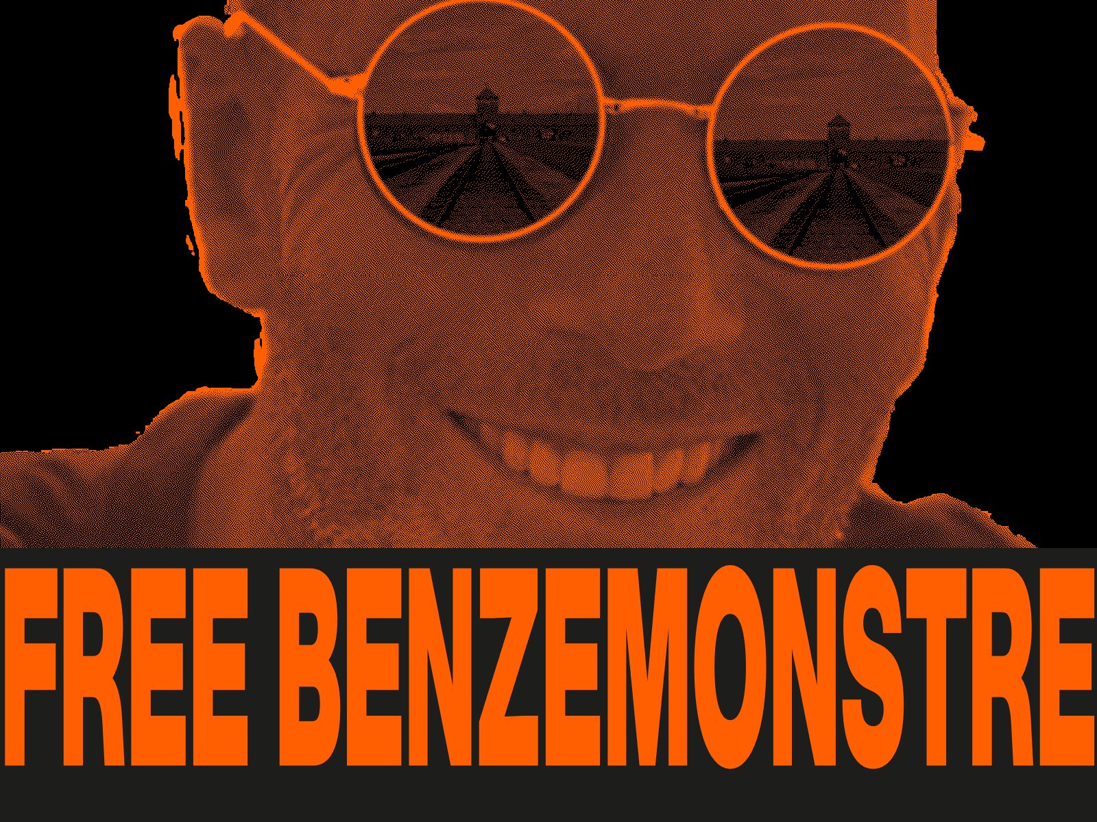 benzemonstre qlf paz liberation liberez prison jvc khey juif