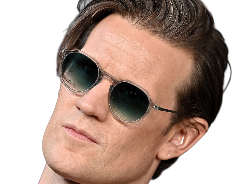 Sticker matt matthew robert smith acteur theatre homme britannique anglais quarantenaire quarantaine quadragenaire cheveuxbruns yeuxverts par Dark-63