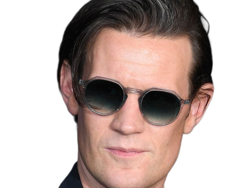 Sticker matt matthew robert smith acteur theatre homme britannique anglais quarantenaire quarantaine quadragenaire cheveuxbruns yeuxverts par Dark-63