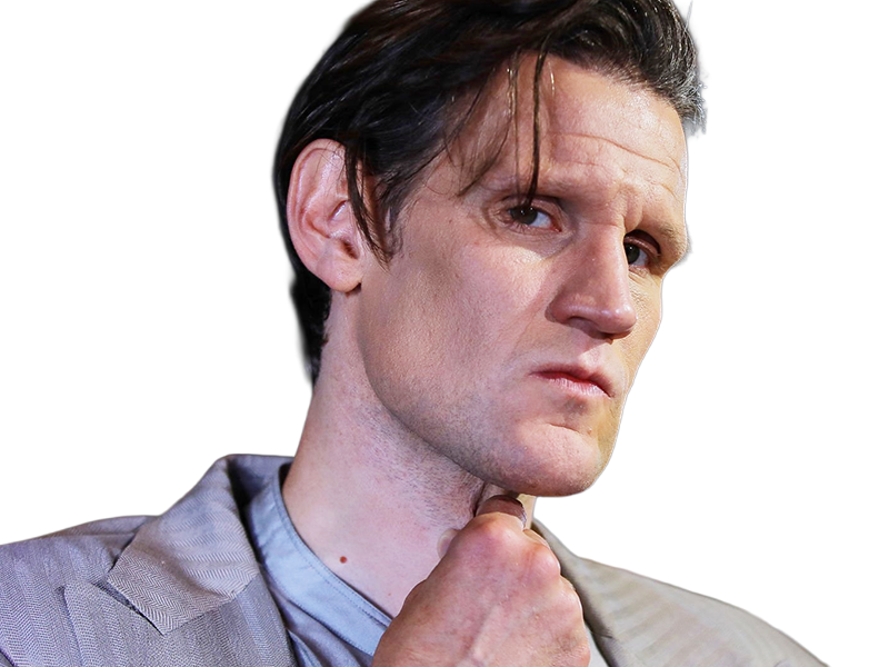 Sticker matt matthew robert smith acteur theatre homme britannique anglais quarantenaire quarantaine quadragenaire cheveuxbruns yeuxverts par Dark-63