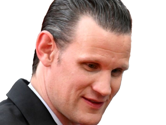 Sticker matt matthew robert smith acteur theatre homme britannique anglais quarantenaire quarantaine quadragenaire cheveuxbruns yeuxverts par Dark-63