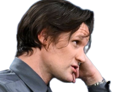 Sticker matt matthew robert smith acteur theatre homme britannique anglais quarantenaire quarantaine quadragenaire cheveuxbruns yeuxverts par Dark-63