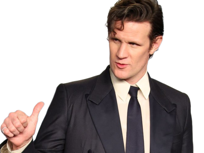 Sticker matt matthew robert smith acteur theatre homme britannique anglais quarantenaire quarantaine quadragenaire cheveuxbruns yeuxverts par Dark-63
