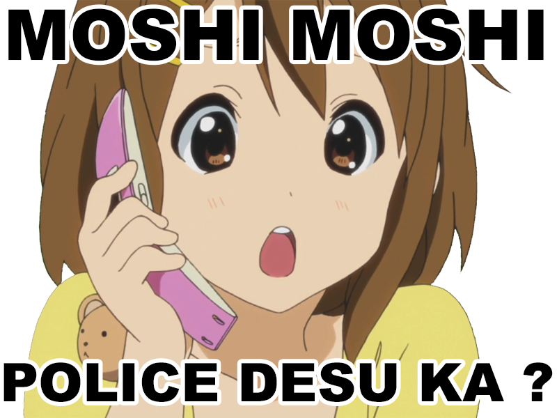 kikoojap anime kj yui hirasawa police flic gilbert kon