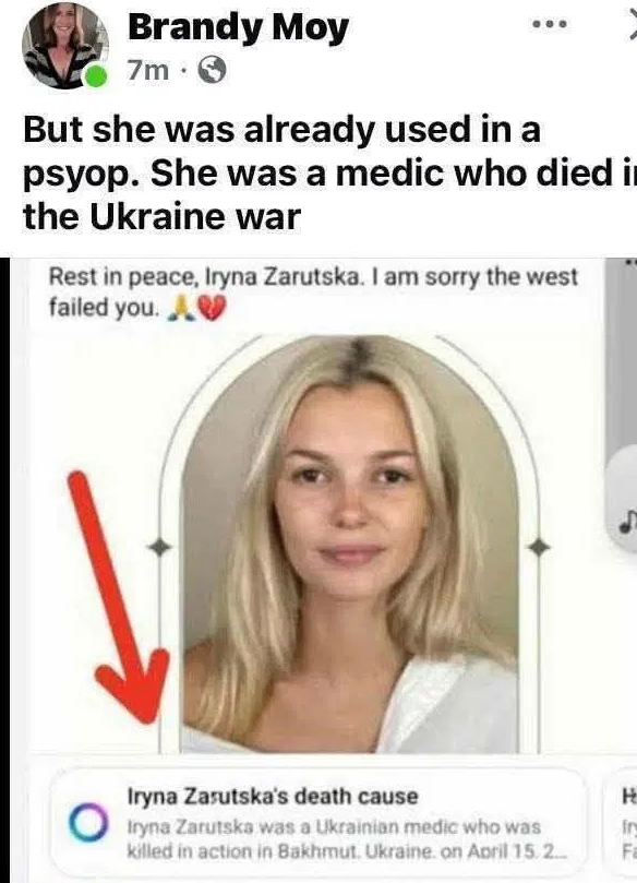 iryna psyop fake trigger provoquer des emotions chez les goyim