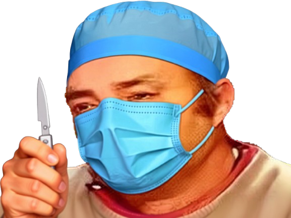 risitas chirurgien chirugie operation medecin masque dentiste docteur