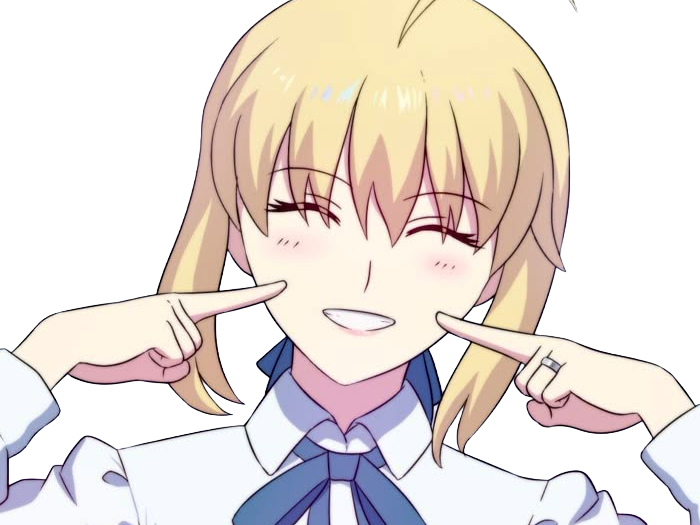 Sticker auroria moupe fate saber meilleure waifu de qualite artoria reine bretagne par Dark-63