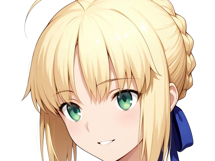 Sticker auroria moupe fate saber meilleure waifu de qualite artoria reine bretagne par Dark-63