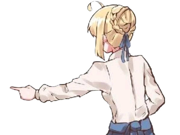 Sticker auroria moupe fate saber meilleure waifu de qualite artoria reine bretagne par Dark-63