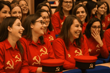 juge rouge femme communiste rigole rire moque laxisme justice