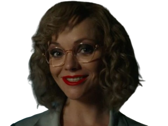 christina ricci misty quigley adulte actrice yellowjackets blonde lunettes folle showtime serie