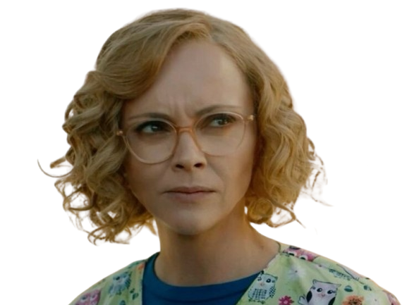 christina ricci misty quigley adulte actrice yellowjackets blonde lunettes folle showtime serie