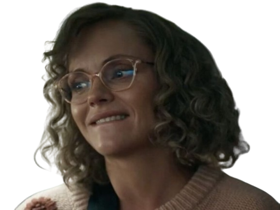 christina ricci misty quigley adulte actrice yellowjackets blonde lunettes folle showtime serie