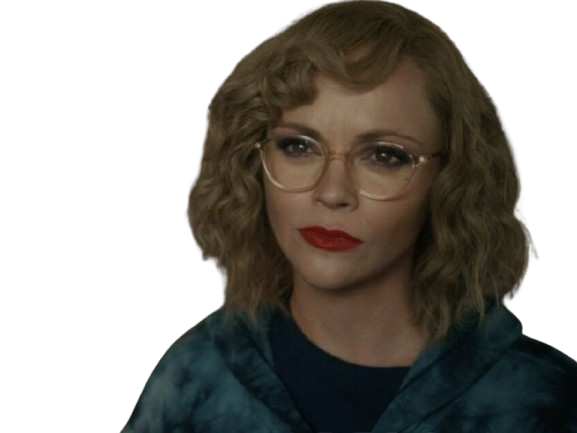 christina ricci misty quigley adulte actrice yellowjackets blonde lunettes folle showtime serie