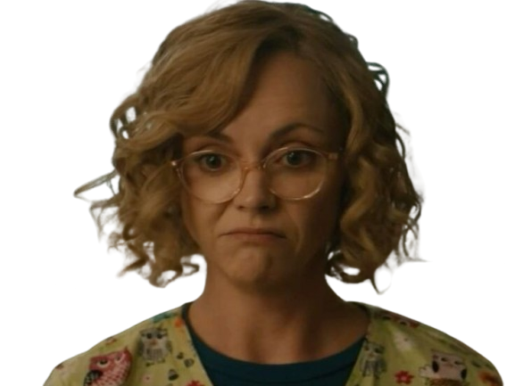 christina ricci misty quigley adulte actrice yellowjackets blonde lunettes folle showtime serie