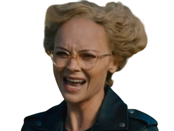 christina ricci misty quigley adulte actrice yellowjackets blonde lunettes folle showtime serie