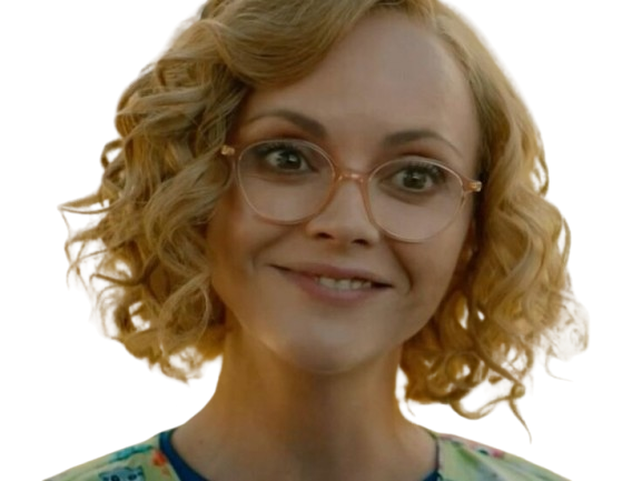 christina ricci misty quigley adulte actrice yellowjackets blonde lunettes folle showtime serie