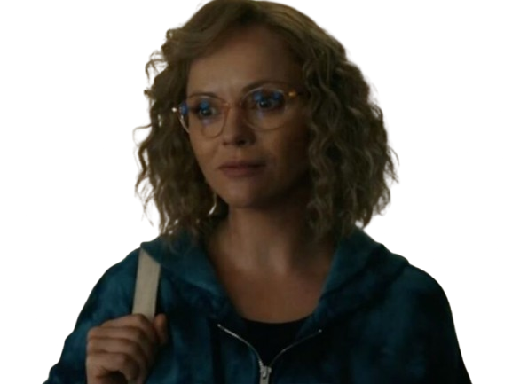 christina ricci misty quigley adulte actrice yellowjackets blonde lunettes folle showtime serie