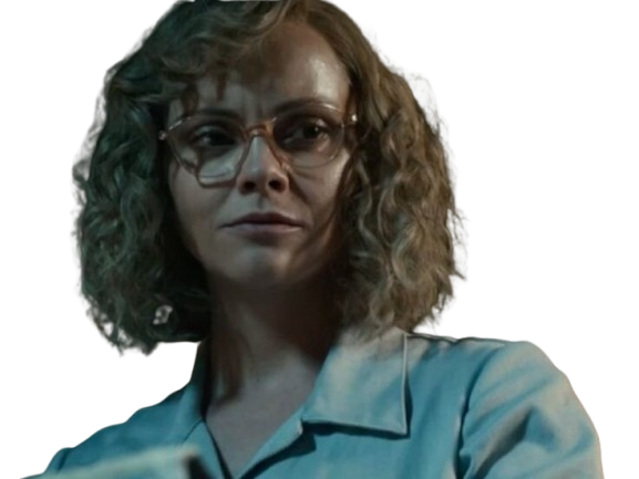 christina ricci misty quigley adulte actrice yellowjackets blonde lunettes folle showtime serie