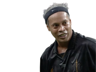 ronaldinho vieux wall walled ancien cheveux gris blancs
