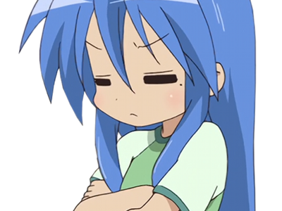 bras croise kikoojap konata izumi enerve triste decu