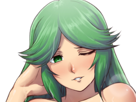 palutena-kid-icarus-nintendo-jeu-video-anime-deesse-royaume-cieux-kikoojap-waifu-cheveuxverts-yeuxverts