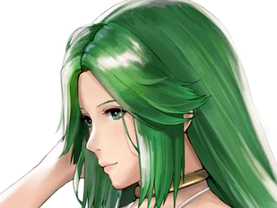 palutena kid icarus nintendo jeu video anime deesse royaume cieux kikoojap waifu cheveuxverts yeuxverts