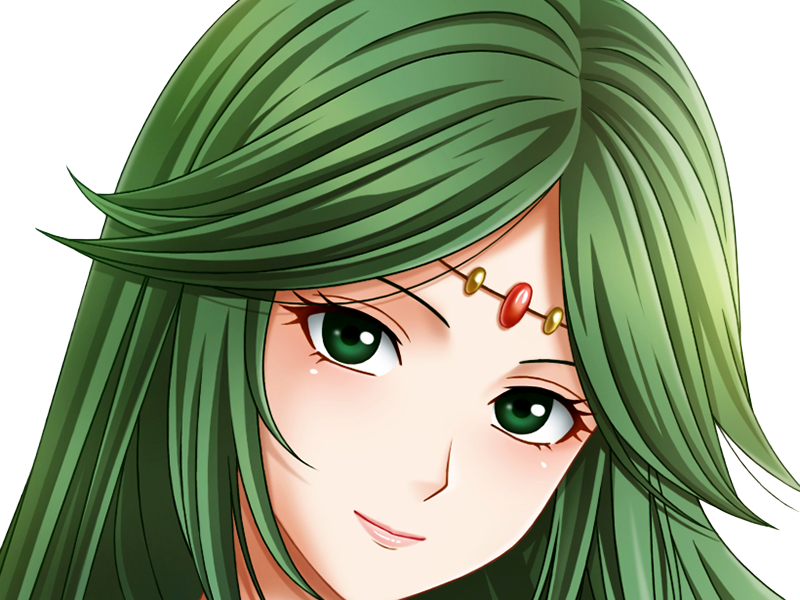 Sticker palutena kid icarus nintendo jeu video anime deesse royaume cieux kikoojap waifu cheveuxverts yeuxverts par Dark-63