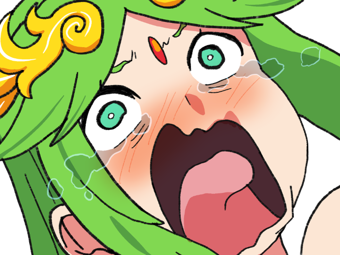 palutena kid icarus nintendo jeu video anime deesse royaume cieux kikoojap waifu cheveuxverts yeuxverts