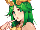 palutena-kid-icarus-nintendo-jeu-video-anime-deesse-royaume-cieux-kikoojap-waifu-cheveuxverts-yeuxverts