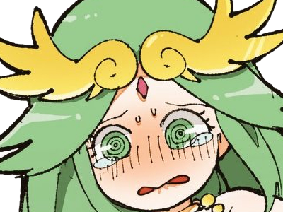 Sticker palutena kid icarus nintendo jeu video anime deesse royaume cieux kikoojap waifu cheveuxverts yeuxverts par Dark-63