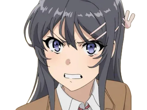 sakurajima kikoojap mai anime kj colere