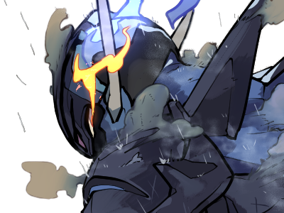 malvalame ceruledge soublades pokemon pkm jeu anime type feu spectre 9g paldea bretteur