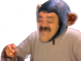 jesustas risisinge singe issou ahi main montre pointe doigt mix