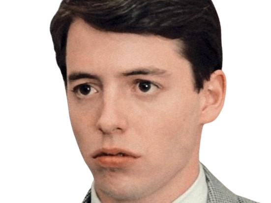 ferris bueller folle journee matthew broderick jeune homme brun acteur vingtaine