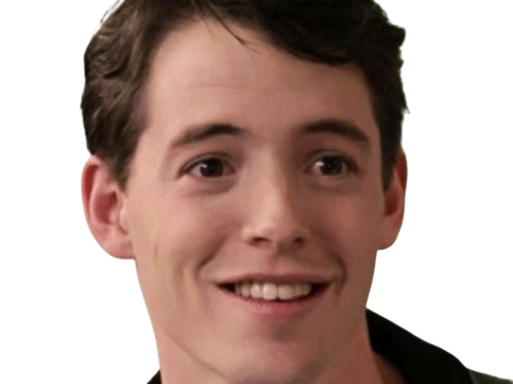 ferris bueller folle journee matthew broderick jeune homme brun acteur vingtaine