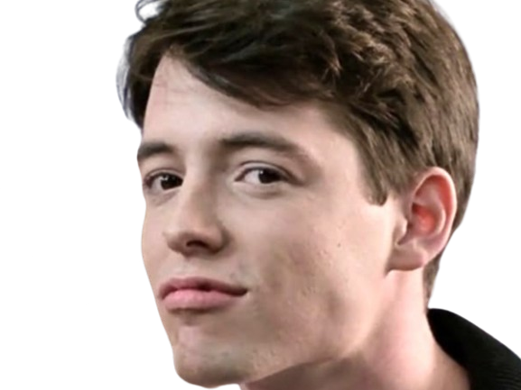 ferris bueller folle journee matthew broderick jeune homme brun acteur vingtaine