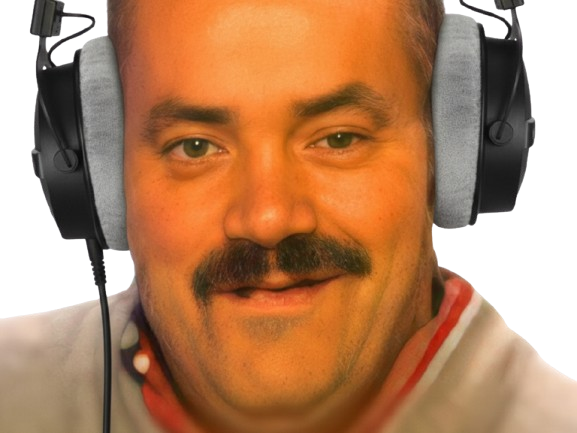 risitas casque audio musique melomane chanson son ecoute ambiance oreille