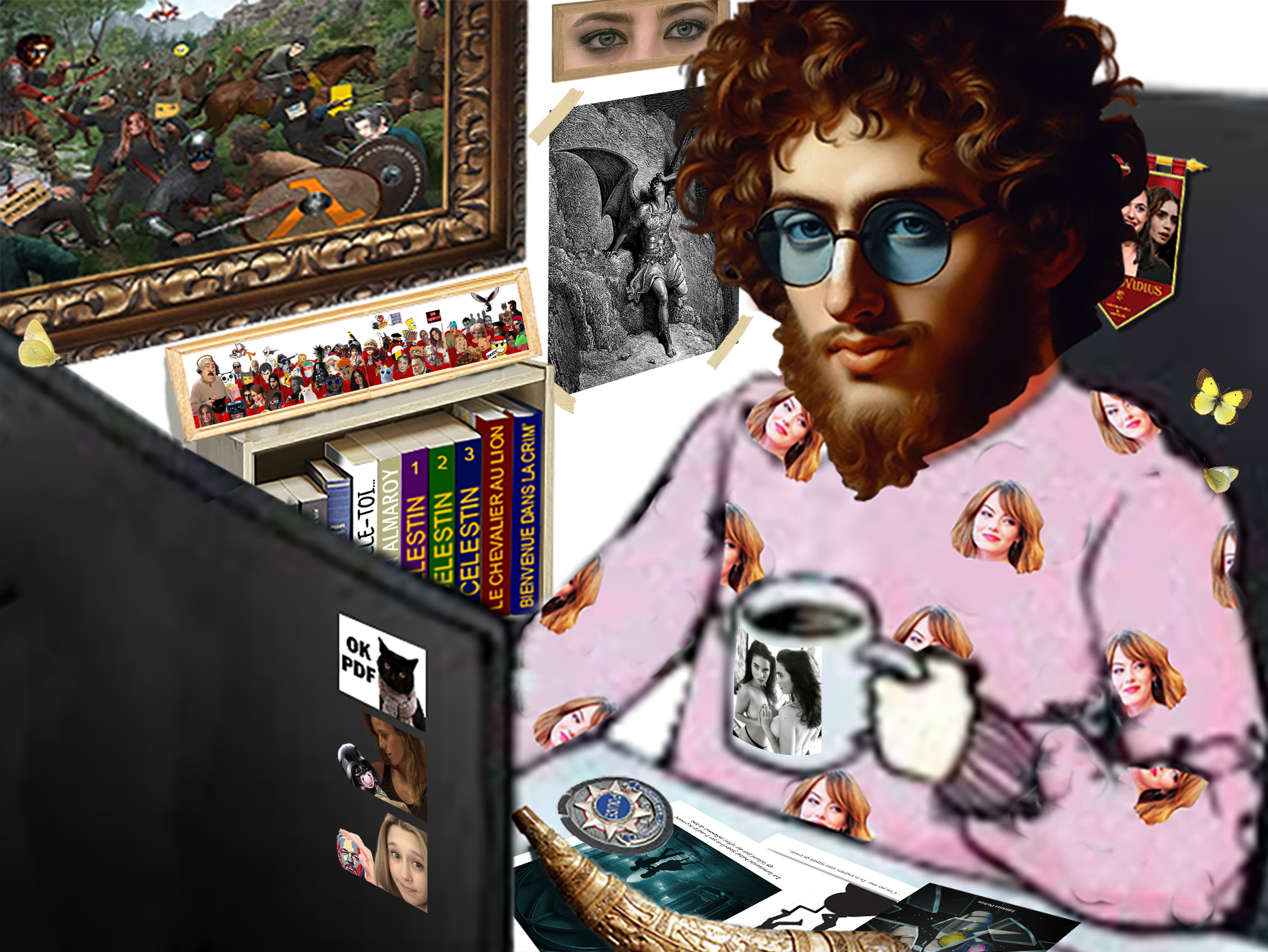 bureau publius ovidius ovide stickeriste fic police crim pension almaroy boucle reveille toi publiusovidius diable