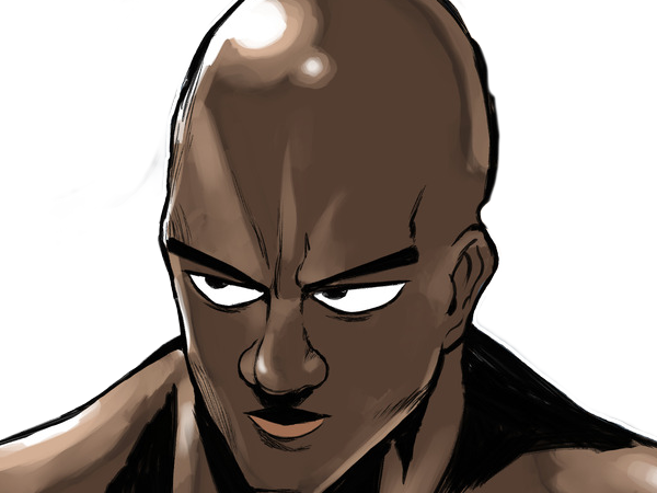 super black brillant heros one punch man opm muscle colosse noir manga anime classe s