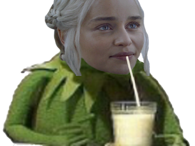 dany got daenerys targaryen kermit