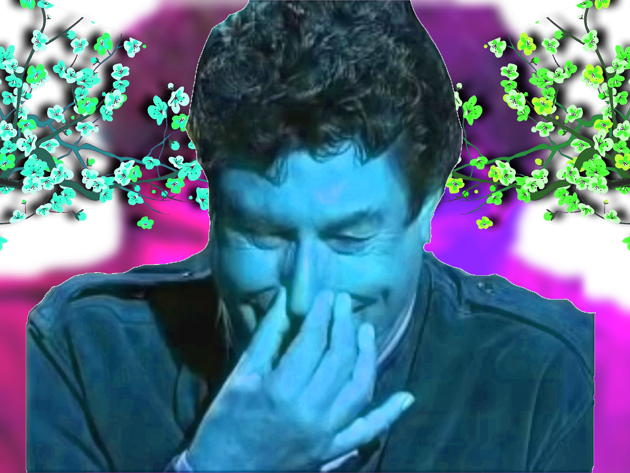 rose bleu kikoojap neon risitas 80