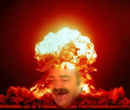 Sticker atome risitas rire par FoutreMargi