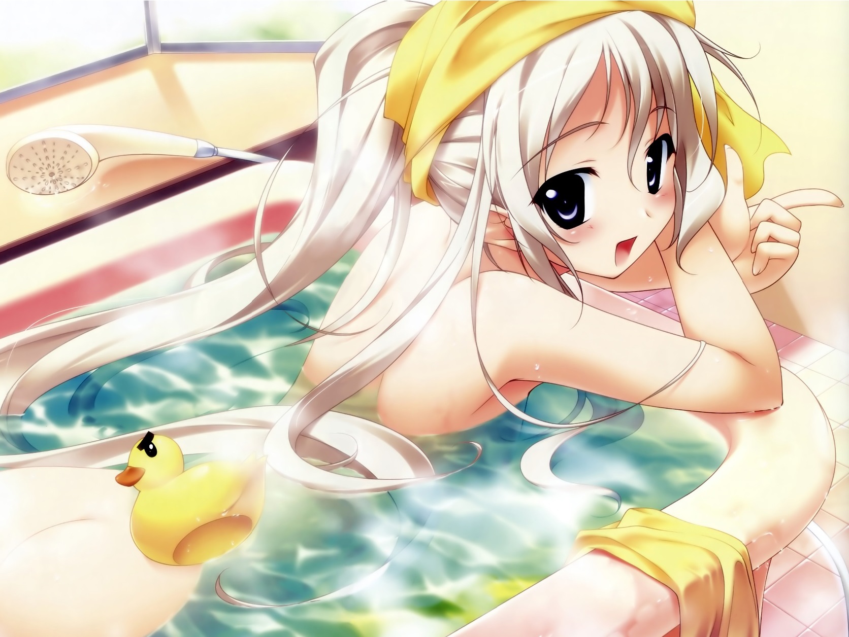 bain kikoojap fille douche